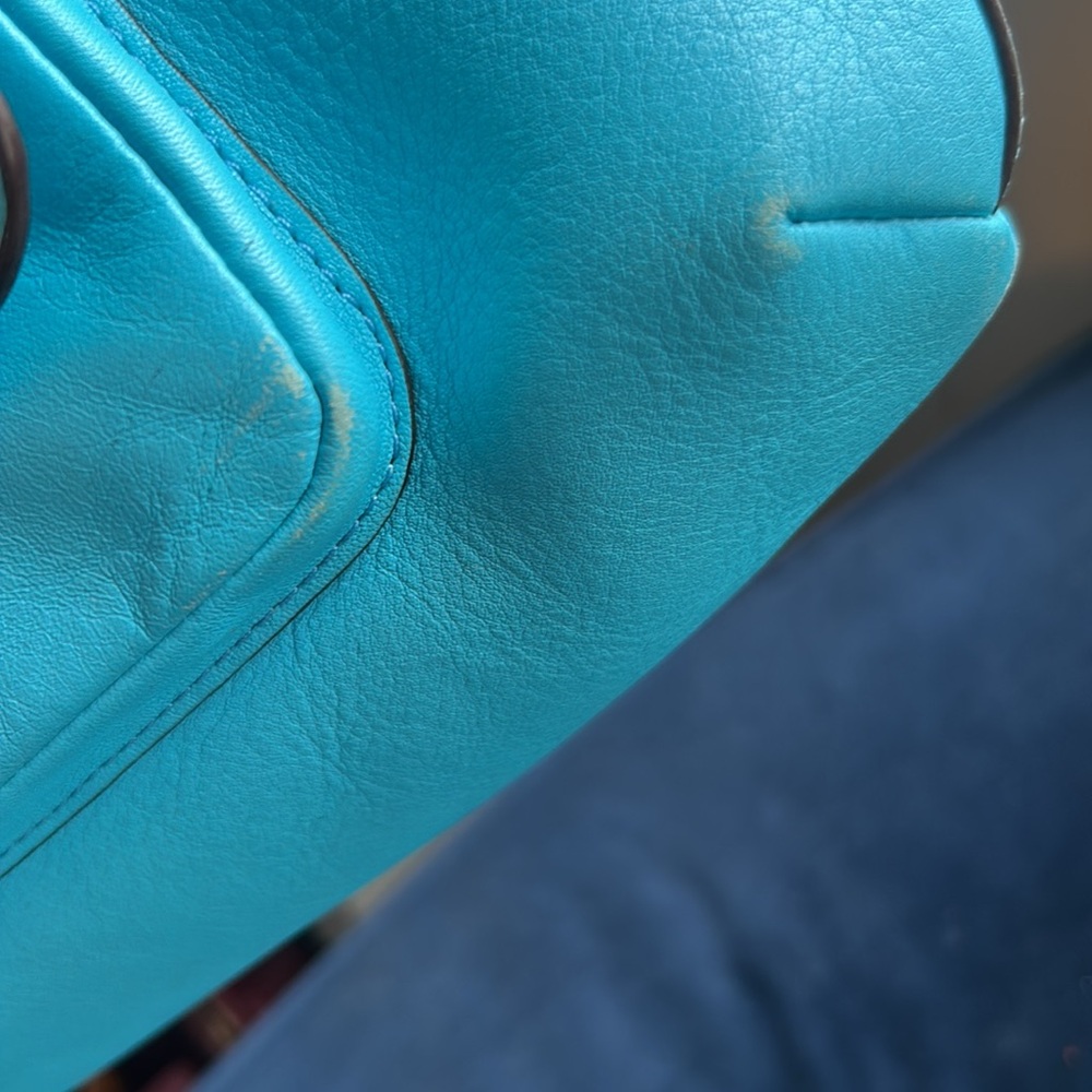 Coach Turquoise Shoulder Bag - Picture 7 of 9